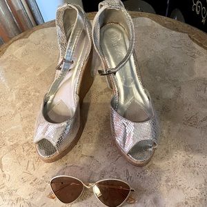 Bucco Wedge peep toe BoHo vibes